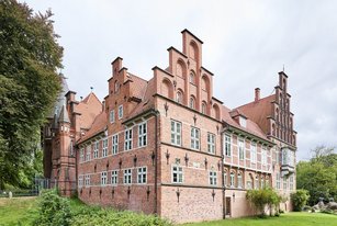 Blick auf das Bergedorfer Schloss 