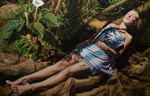 Malerei von Dimitris Tzamorouranis, Wingbeat of a Butterfly. 