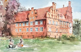 Aquarell der Künstlerin Dongmei Lisowski