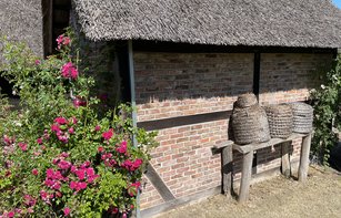 Bienenkörbe im Rieck Haus