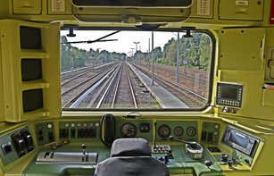 Führerstand des Museumszuges 472 062